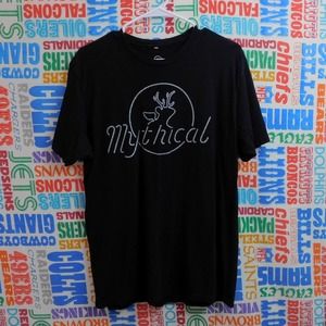 Good Mythical Morning Shirt Black Size Large Rhett and Link